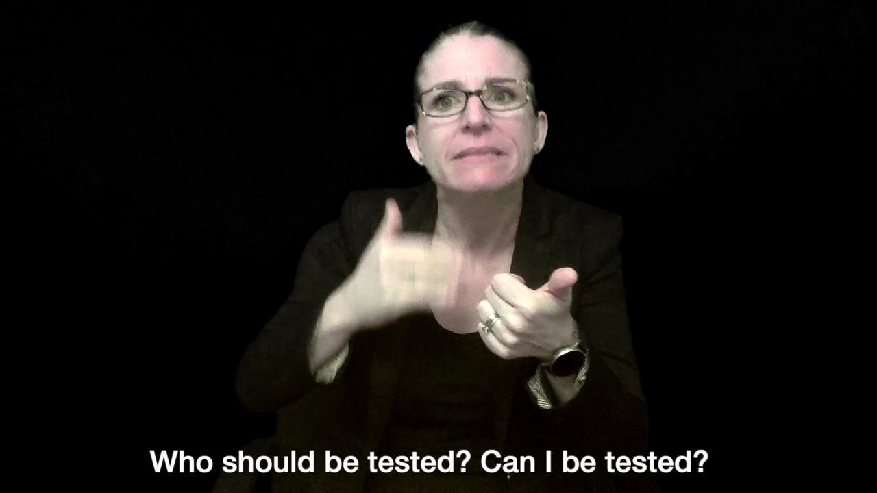 American Sign Language (ASL) Video: COVID-19 Testing Questions and Answers